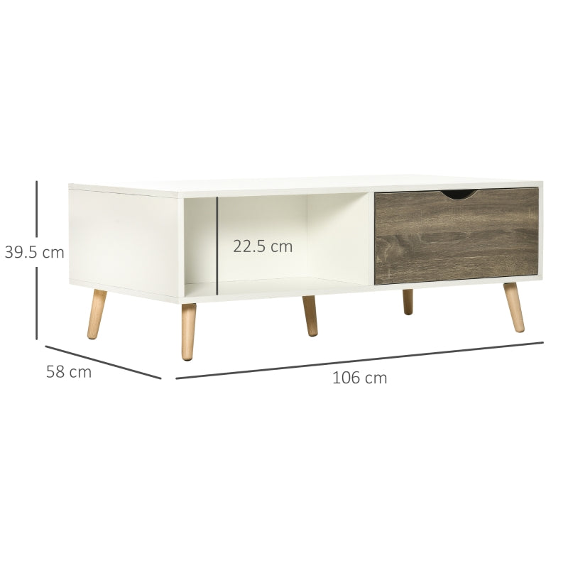 Coffee Table, Bed White