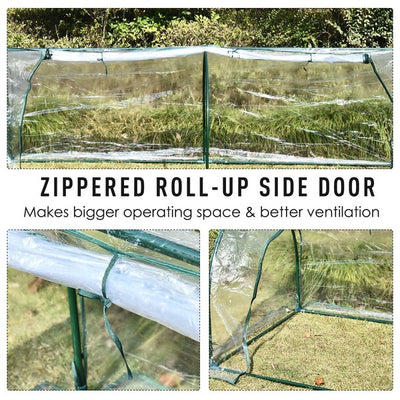 250x100x80 Cm. PVC Greenhouse Tunnel - Transparent