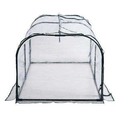 200Lx100Wx80H cm. PVC Greenhouse Tunnel - Transparent