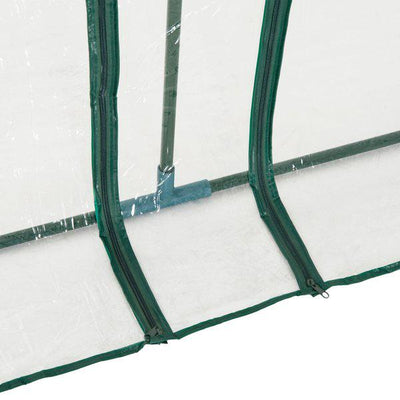 PVC Transparent Greenhouse, Steel Frame, Size 300x100x80cm