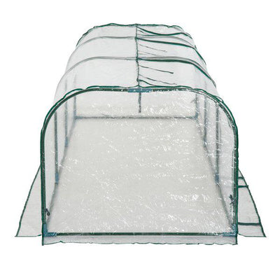 PVC Transparent Greenhouse, Steel Frame, Size 300x100x80cm