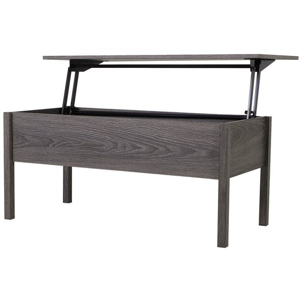 Particle Board Lift-Top Coffee Table - Grey