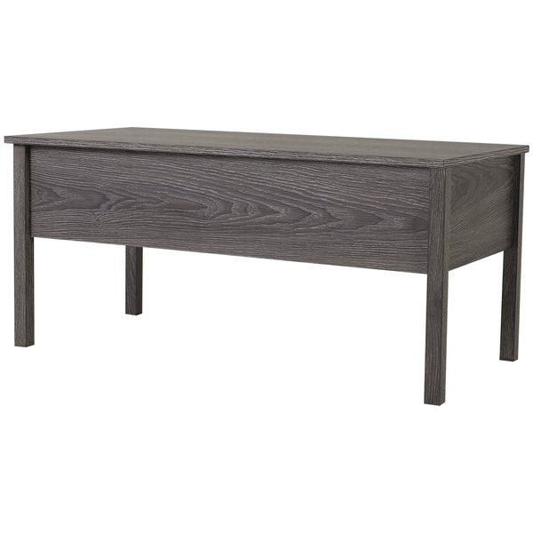 Particle Board Lift-Top Coffee Table - Grey