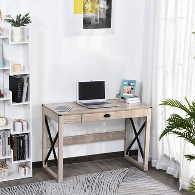 Ulta-Stylish Writing Desk, Computer Table For Home Office, Particle Board 76Hx112Lx51W cm