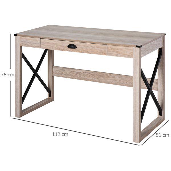 Ulta-Stylish Writing Desk, Computer Table For Home Office, Particle Board 76Hx112Lx51W cm