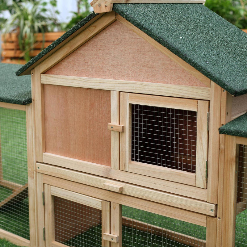 PawHut Deluxe Rabbit Hutch