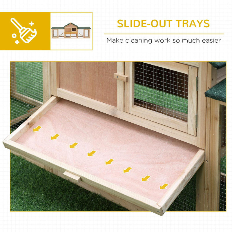 PawHut Deluxe Rabbit Hutch