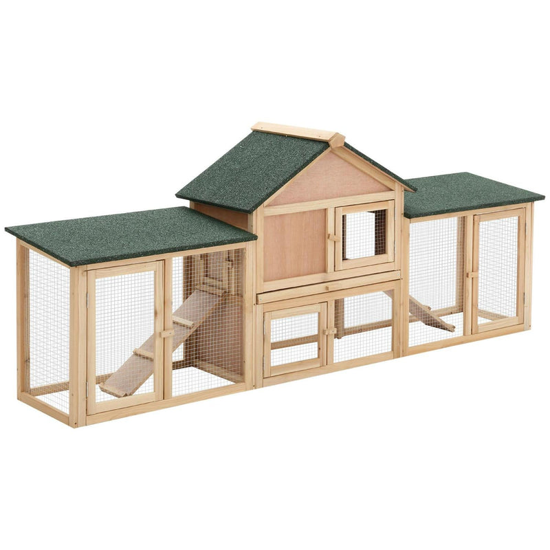 PawHut Deluxe Rabbit Hutch