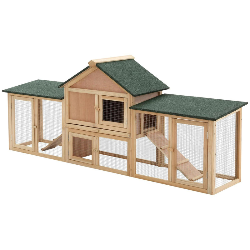 PawHut Deluxe Rabbit Hutch