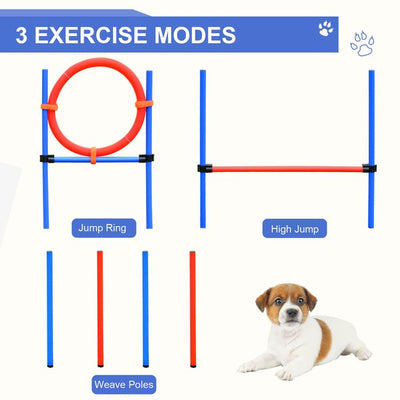 Pet Agility Training Puppy Adjustable Set