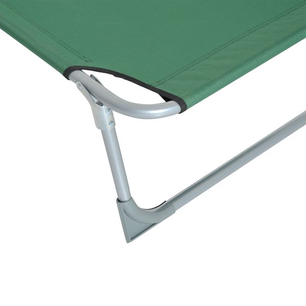 Portable Adjustable Lounger,Oxford Cloth- Green