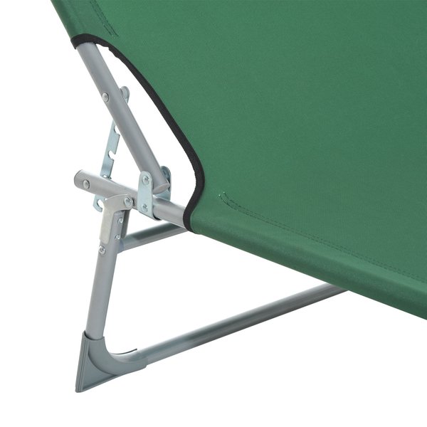 Portable Adjustable Lounger,Oxford Cloth- Green