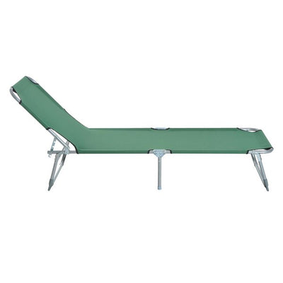 Portable Adjustable Lounger,Oxford Cloth- Green