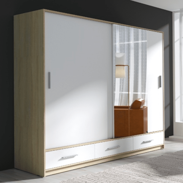 Porto Sliding Door Wardrobe 200cm