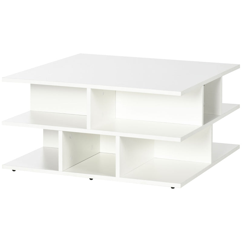 Square Coffee Tables For Living Room, White