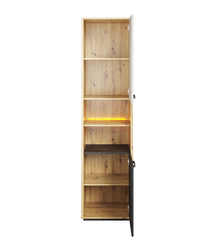 Qubic 04 Tall Storage Cabinet with LED