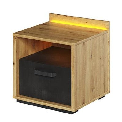 Cutley Bedside Cabinet With LED