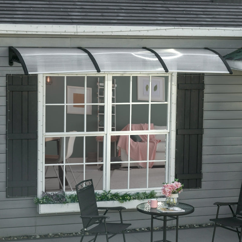 Front Door Canopy Outdoor Awning - Clear