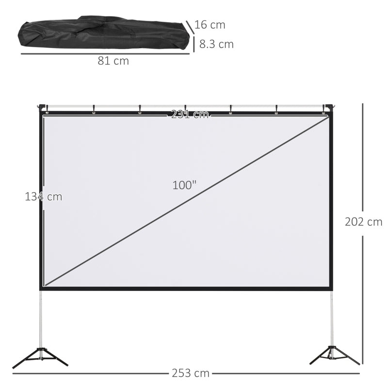 Projector Screen And Stand, Presentation