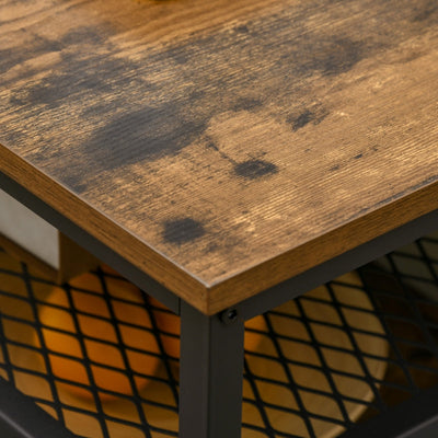 Industrial Coffee Table, Square Cocktail