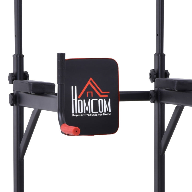 HOMCOM Pull Up Station Bar Power Tower Station for Home Office Gym Traning Workout Equipment