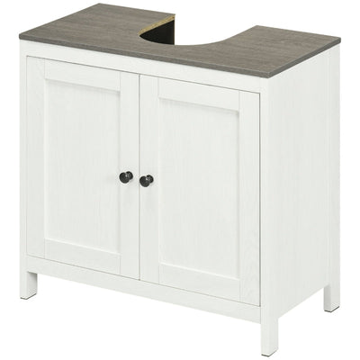 Modern Bathroom Sink Cabinet, Antique White