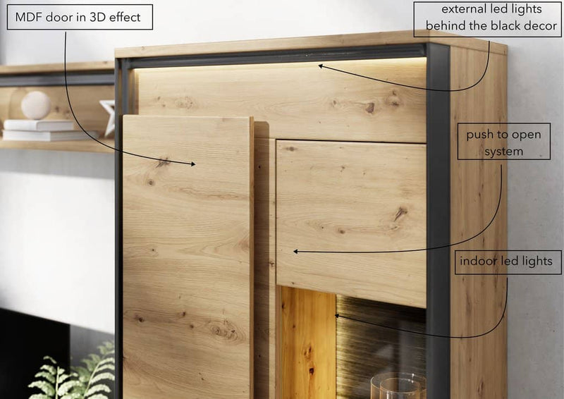 Quant QA-06 2 Door Display Cabinet