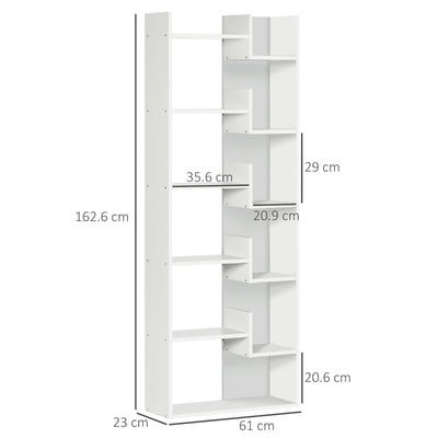 6-Tier Bookshelf, Modern Bookcase