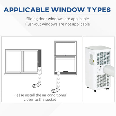 4-In-1 10000 BTU Mobile Air Conditioner For Room Up To 15m²