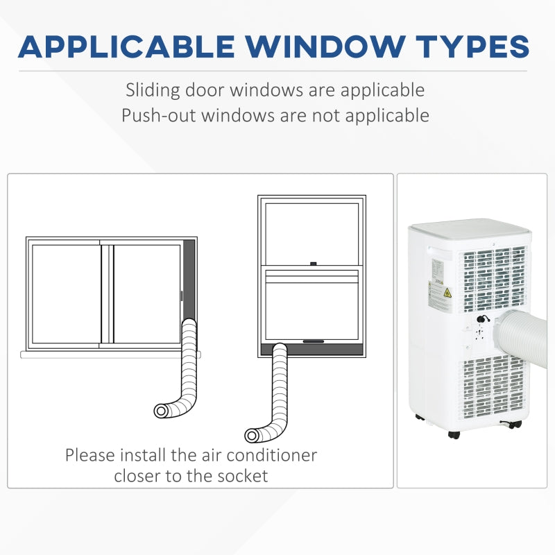 4-In-1 10000 BTU Mobile Air Conditioner For Room Up To 15m²