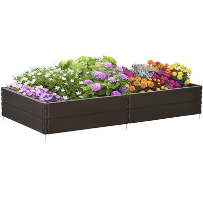 Raise Garden Bed Kit- Brown