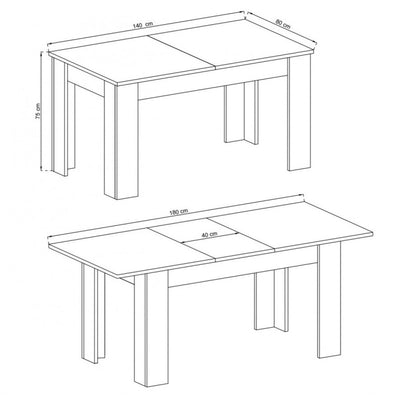 Rene Extending Dining Table