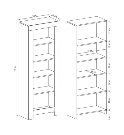 Rene Tall Bookcase