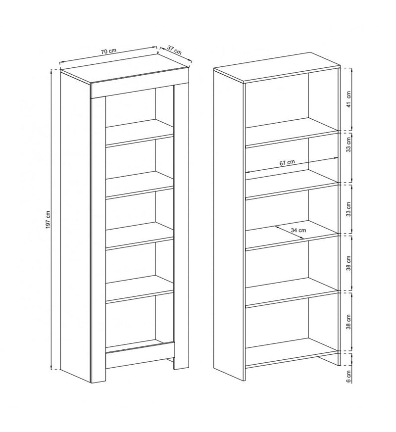 Rene Tall Bookcase