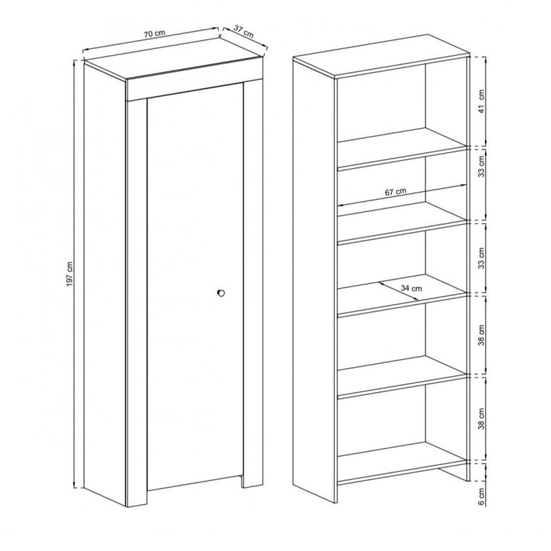 Rene Tall Storage Cabinet