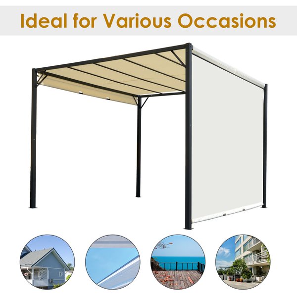 Patio Canopy Awning Sun Shade Pergola Cover Garden Shelter