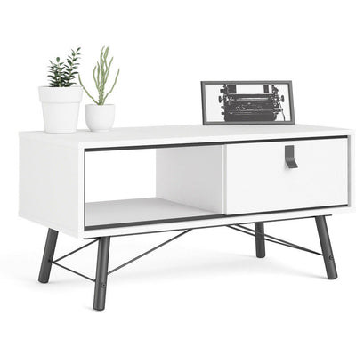 Richmond Matt White Modern Coffee Table