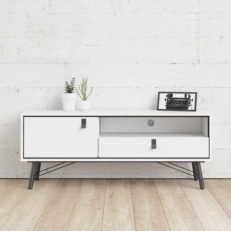 Richmond Matt White Modern TV Unit