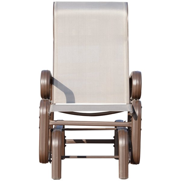 59.6Wx47Dx103H Cm. Rocking Swing, Texteline - Light Grey