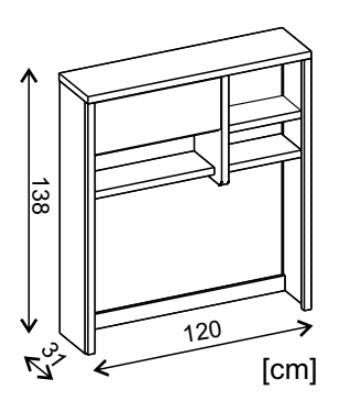 Roma ROM5 Wall Panel for TV Cabinet