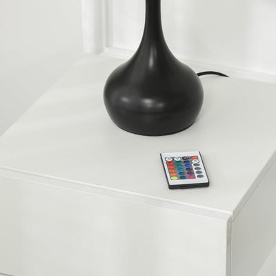 High Gloss Front Bedside Table