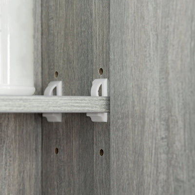 Bathroom Mirror Cabinet, Grey