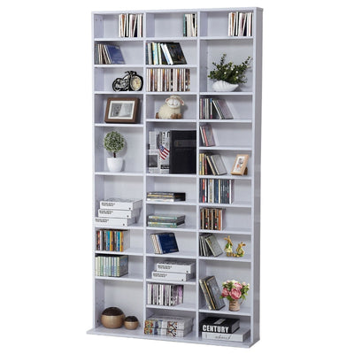 33 Adjustable Compartment Storage Unit - White