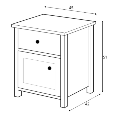 Story SO-07 Bedside Cabinet