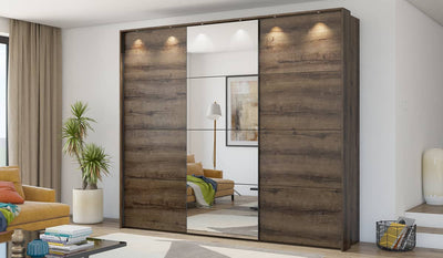 Century Sliding Door Wardrobe 277cm