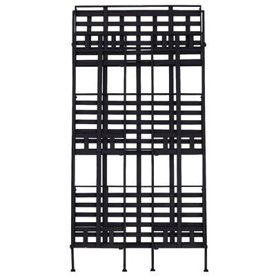 Portable 3-Tier Plant Stand- Metal-Black