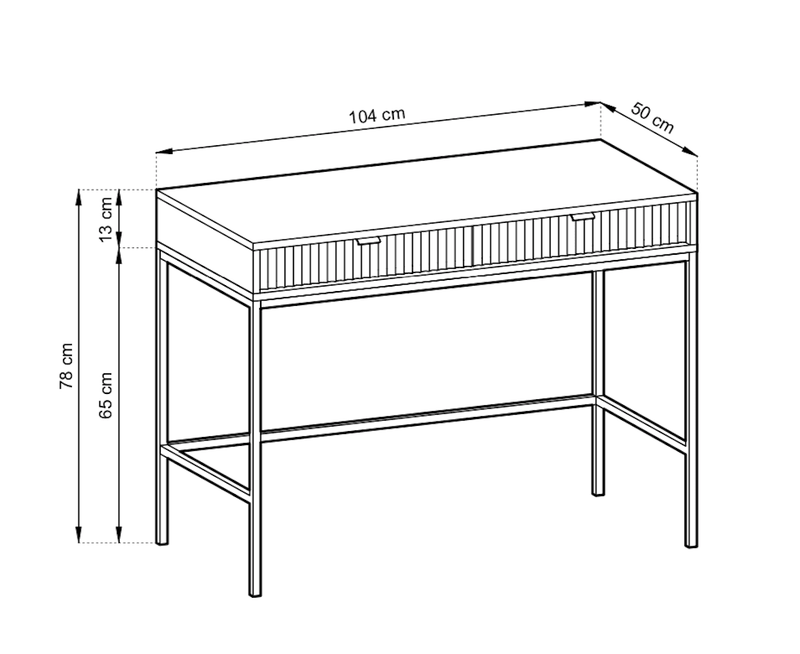 Nova Desk 104cm