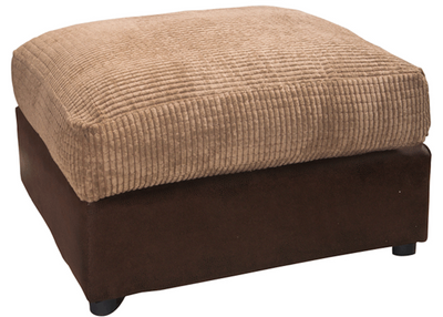 Aruba Brown and Beige Fabric 3 Seater Sofa