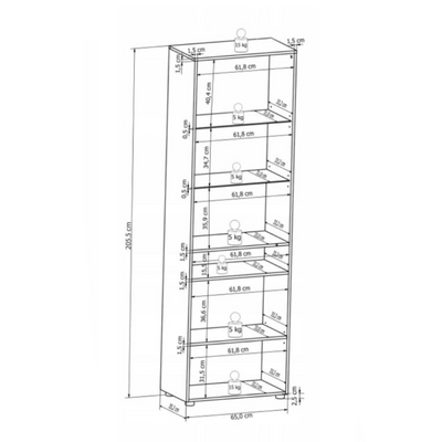 Mosaic 13 Tall Display Cabinet