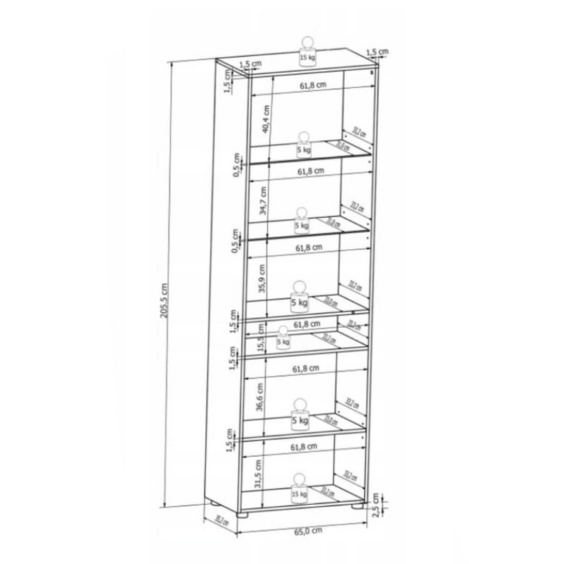 Mosaic 13 Tall Display Cabinet